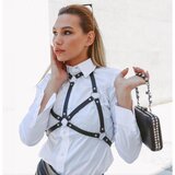 Fenzy Pojas S Metalnim Prstenovima, Crni | shoptok.hr