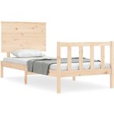 Maison Chic Posteljni okvir - Enojna postelja - Postelja za odrasle brez vzmetnice 100x200 cm trdna borovina-J6562, (21771718) Cene