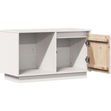 TV ormarić bijeli 74 x 35 x 44 cm od masivne borovine | shoptok.hr
