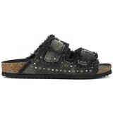 Colors of California Sandali & Odprti čevlji Two buckle denim sandal Črna Cene