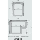 Dometic CFX2 28 Kompresorsko hladnjak 28 litara 97000150815 | shoptok.hr