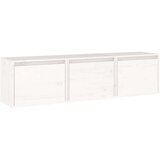 TV omarica 3 kosi bela trdna borovina, (20731859) | Shoptok.si