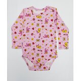 Bunny Boo Bodi dugih rukava za bebe, Roze Cene