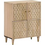 vidaXL Stranska omarica 60x33x75 cm trden mangov les | Shoptok.si