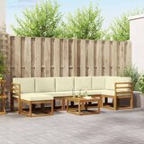  Set vanjskih sofa 8 kom. Prirodna i krem | shoptok.hr