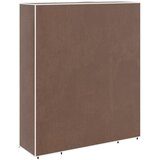  Ormar od Tkanine s Pregradama i Šipkama 45 x 150 x 176 cm Smeđi | shoptok.hr