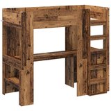  Okvir kreveta na kat s stolom Staro drvo 100 x 200 cm | shoptok.hr