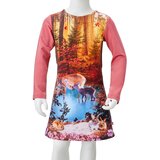  Dječja haljina s dugim rukavima starinska ružičasta boja 116 | shoptok.hr