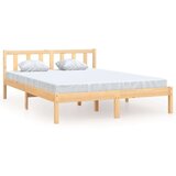 vidaXL Okvir za krevet od masivne borovine 140 x 190 cm | shoptok.hr