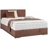 CARRYHOME POSTELJA Z VZMETNICO 90 cm x 200 cm , tekstil rjava | Shoptok.si