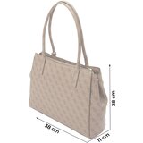 Guess Nakupovalna torba 'LEONA' rjava / brokat | Shoptok.si