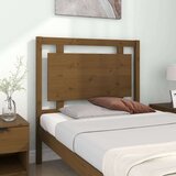  Posteljno vzglavje medeno rjavo 95,5x4x100 cm trdna borovina, (20644922) | Shoptok.si