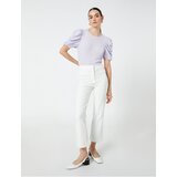 Koton Gathered Sleeves T-Shirt Crew Neck | shoptok.hr
