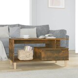 The Living Store Klubska mizica dimljeni hrast 90x49x45 cm inženirski les - Klubska Mizica, (21575018) | Shoptok.si