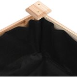  Povišena vrtna gredica s oblogom 120x45x25 cm masivna jelovina | shoptok.hr