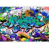  Foto tapeta - Graffiti: blue theme 100x70 Premium | shoptok.hr