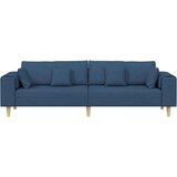  Tkaninska sofa s jastukom Plava 208 cm tkanina | shoptok.hr