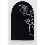 Jacquard Knit Balaklave black