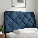 vidaXL Vzglavna stranica modra 90 cm blago | Shoptok.si
