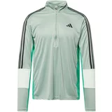 Adidas Funkcionalna majica 'Colorblock ' smaragd / meta / črna / bela