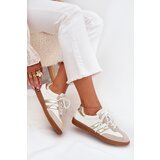 Boto Low Leather Women's Sneakers White-Gold Ismina | shoptok.hr