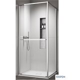 Copen Tuš kabina C-02-43K8001V Atlas Pro 1V srebrni ram 80x80x200cm providno staklo 6mm | Eponuda.com