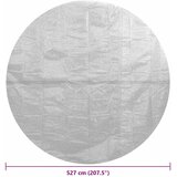 Plutajući PE solarni pokrov za bazen 527 cm sivi | Eponuda.ba