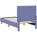  Okvir kreveta za malu djecu s naslonom Traper plava 70 x 140 cm | shoptok.hr