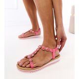 D/CEO Green flip-flops decorated with rhinestones Klaura | Shoptok.si