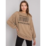ex moda Sweatshirt-EM-BL-536/1U.84P-dark beige | shoptok.hr