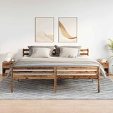  Noćni ormarići 2 kom s ladicama staro drvo 39x28x41 cm | shoptok.hr