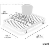 Umbra Bijeli željezan ocjeđivač za posuđe 36x28 cm Sinkin – | shoptok.hr