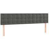  Uzglavlja tamnosiva 200x5x78/88 cm baršunasta | shoptok.hr