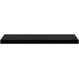  Plutajuće zidne police 4 kom sjajne crne 80 x 23,5 x 3,8 cm MDF | shoptok.hr