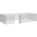  Ograda za životinje sa 24 ploča 54x100 cm od pocinčanog željeza | Eponuda.com