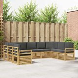  Setovi sofa Čvrsto drvo akacije Smeđa 304 x 189,5 x 73 cm | shoptok.hr
