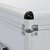 vidaXL Kovčki za shranjevanje 3 kosi srebrn aluminij | Shoptok.si