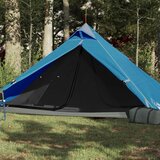  The Living Store Šotor za kampiranje tipi za 1 osebo moder vodoodporen - Šotor Za Kampiranje, (21486820) Cene
