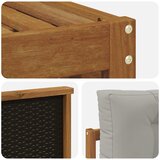  Set vanjskih sofa 6 kom. Prirodna i svjetlosiva Poliester | shoptok.hr