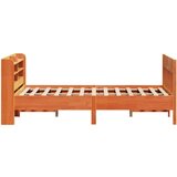  Okvir kreveta bez madraca voštano smeđi 140x190 cm od borovine | shoptok.hr