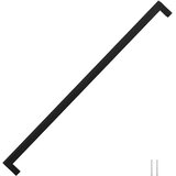  Ručke za ormarić 5 kom crne 480 mm od nehrđajućeg čelika | shoptok.hr