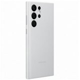 Samsung Usnjena hrbtna stran Galaxy S22 Ultra, V. siva | Shoptok.si