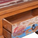 TV ormarić 110 x 35 x 40 cm od obnovljene tikovine | Eponuda.com
