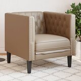  Chesterfield sofa fotelja cappuccino umjetna koža | Shoptok.si