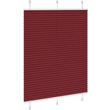 vidaXL Plisirana roleta Bordeaux crvena 105x150 cm Širina tkanine | shoptok.hr