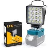 LED delovna svetilka za Makita 18 V brez baterije