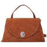 Coccinelle Ročna torba Toc nikla Suede Bim E1 TOC 18 01 01 Rjava | Shoptok.si