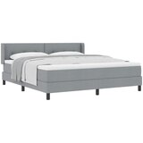 Krevet s opruga kutije Svijetlo siva 200 x 180 cm tkanina | Eponuda.ba