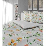 Esposa OBOJESTRANSKA POSTELJNINA 200/200 cm saten oranžna | Shoptok.si