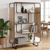  Visoka komoda Hrast sonoma 93,5 x 37,5 x 144 cm Prerađeno drvo Slike